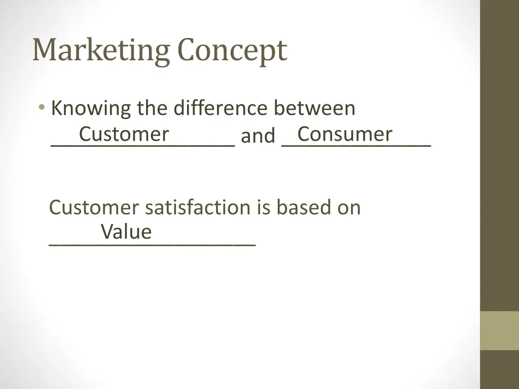marketing concept