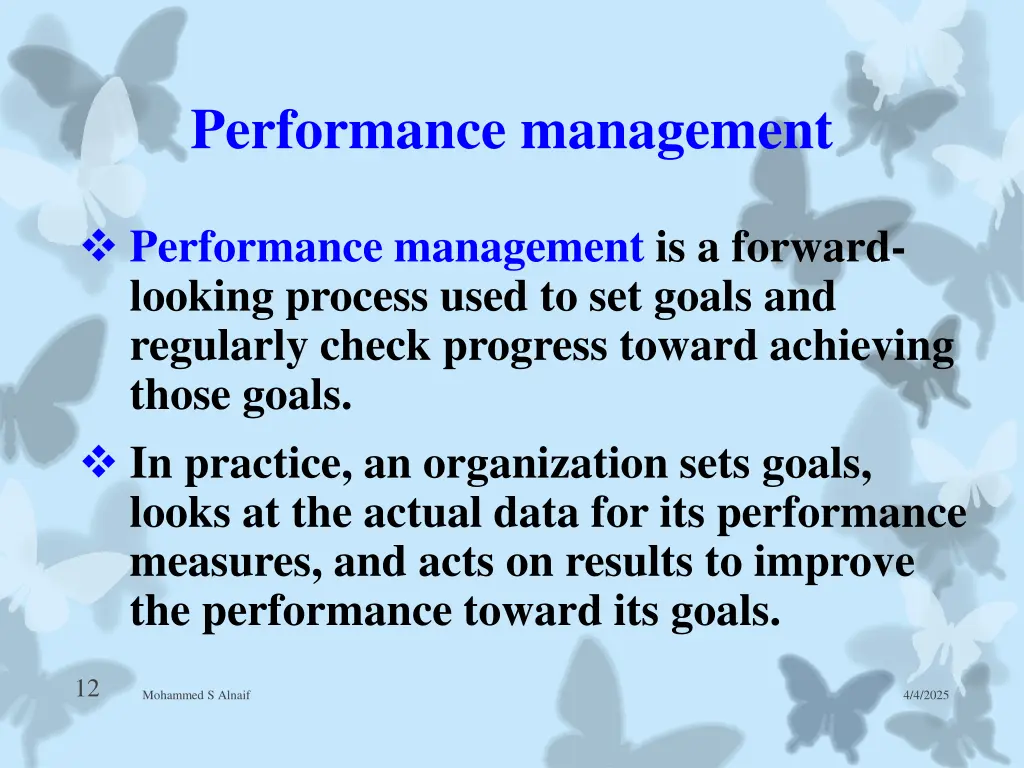 performance management