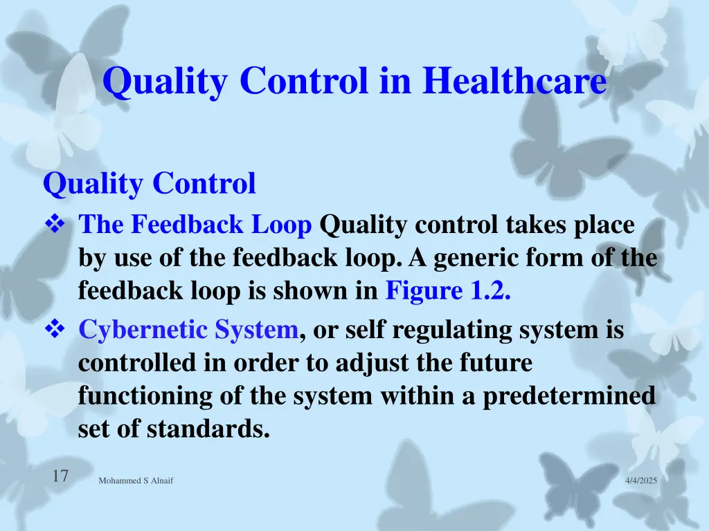 quality control in healthcare 9