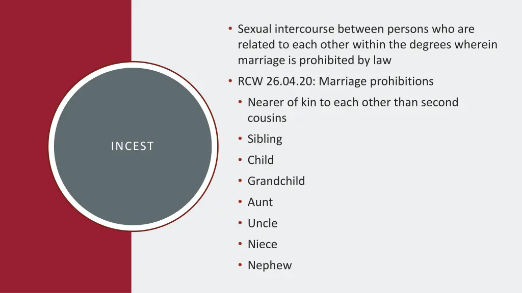 sexual intercourse between persons