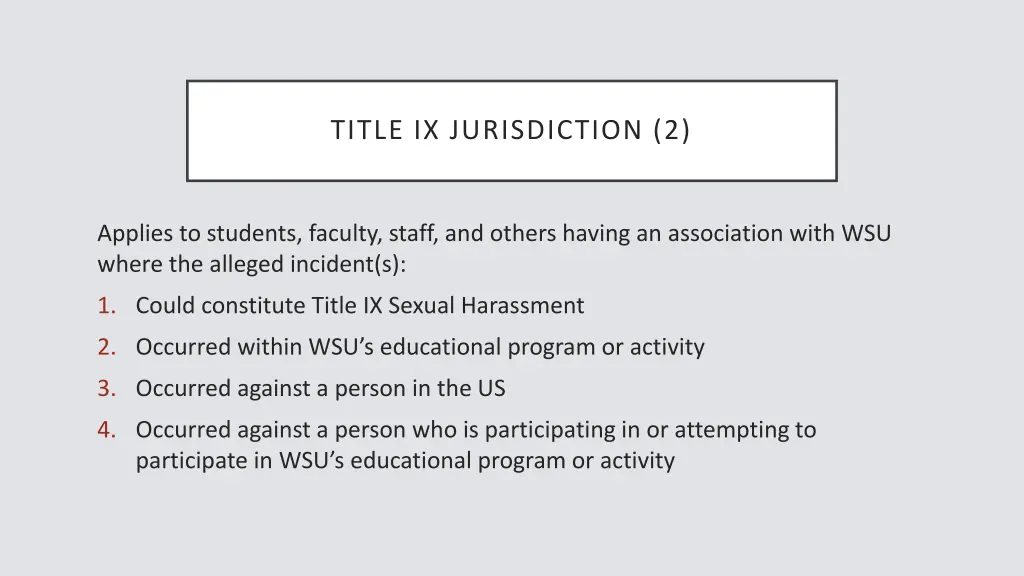 title ix jurisdiction 2