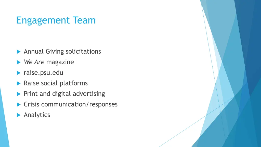 engagement team 1