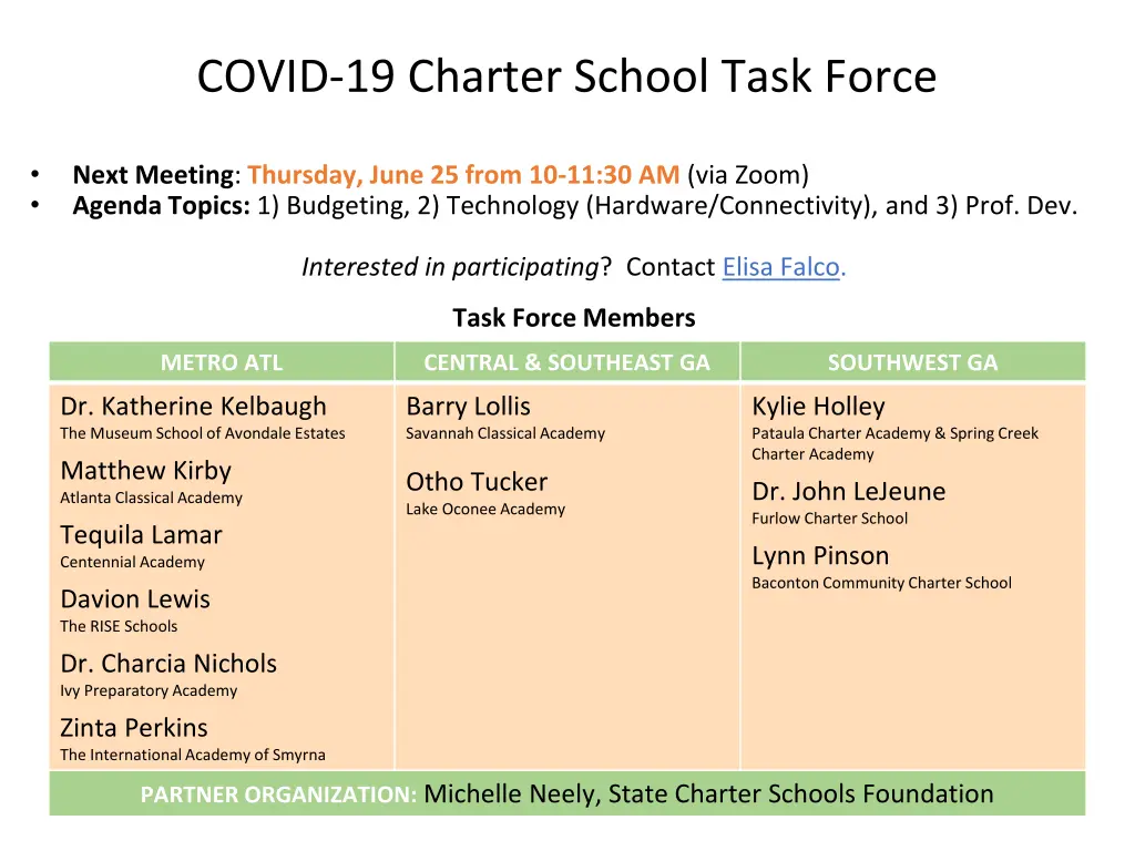 covid 19 charter school task force 1