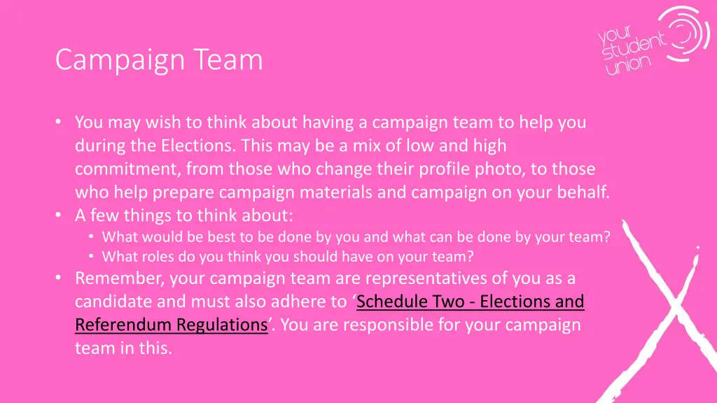 campaign team