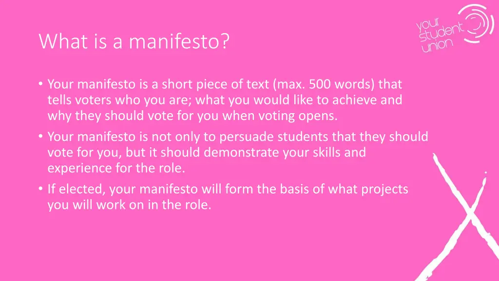 what is a manifesto