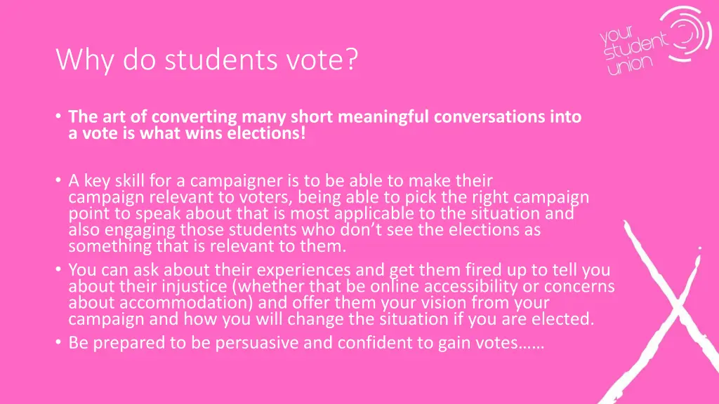 why do students vote 1