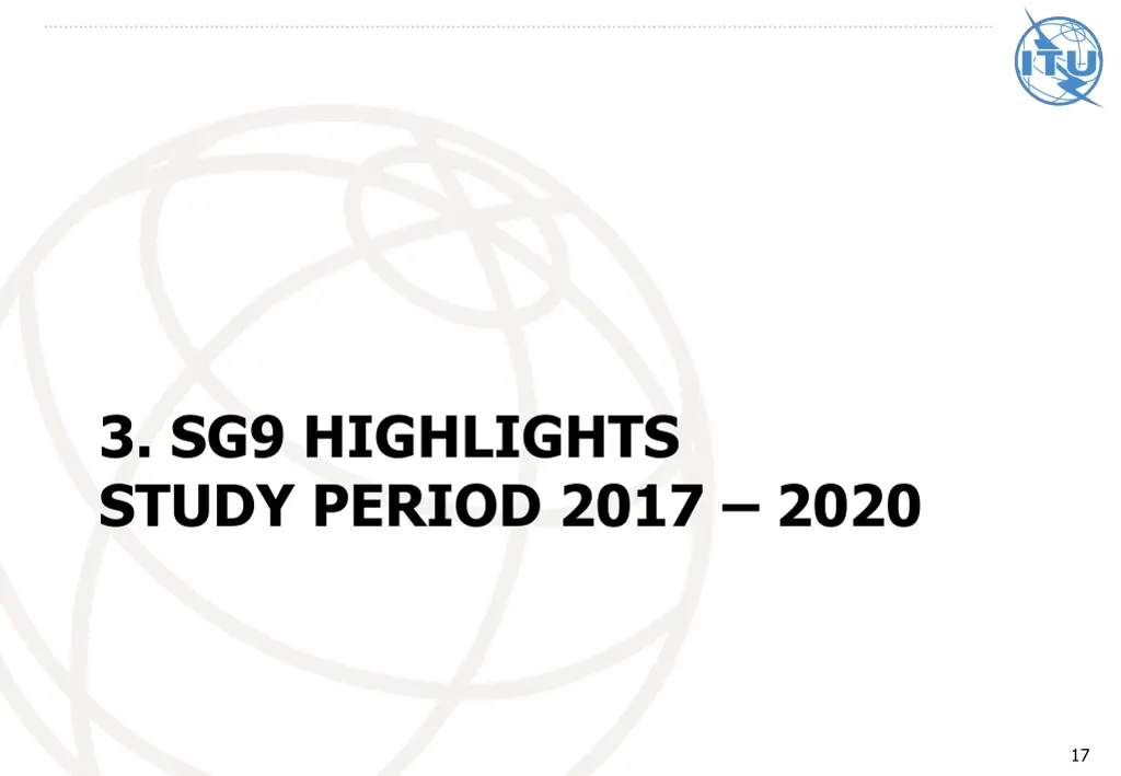 3 sg9 highlights study period 2017 2020
