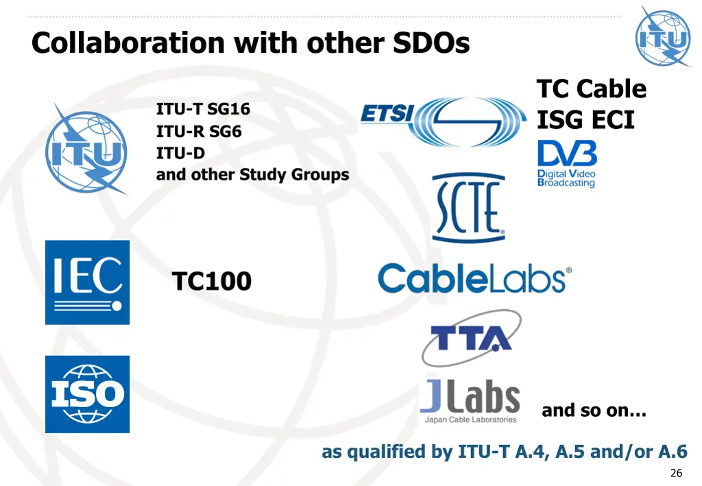 collaboration with other sdos