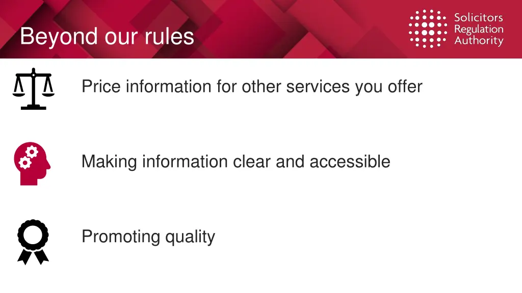 beyond our rules