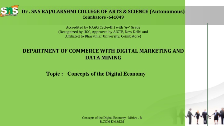 dr sns rajalakshmi college of arts science