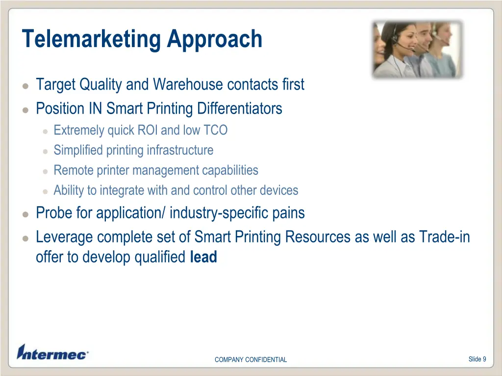 telemarketing approach