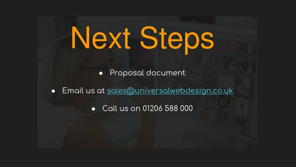 next steps