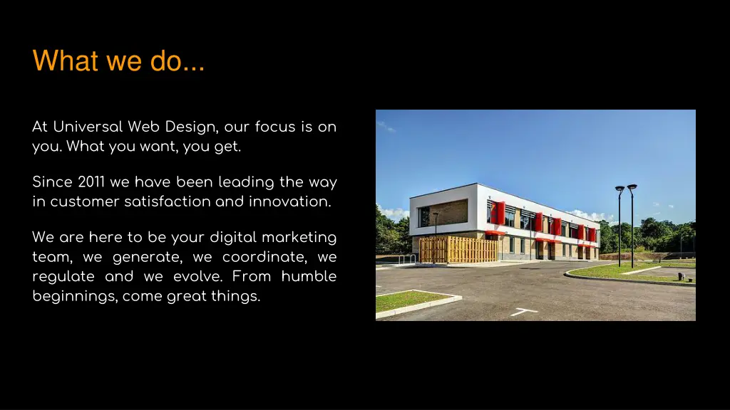 what we do