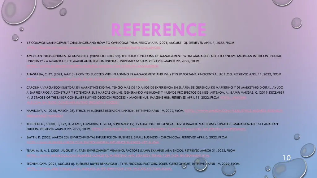 reference