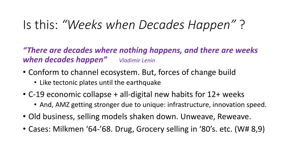 is this weeks when decades happen