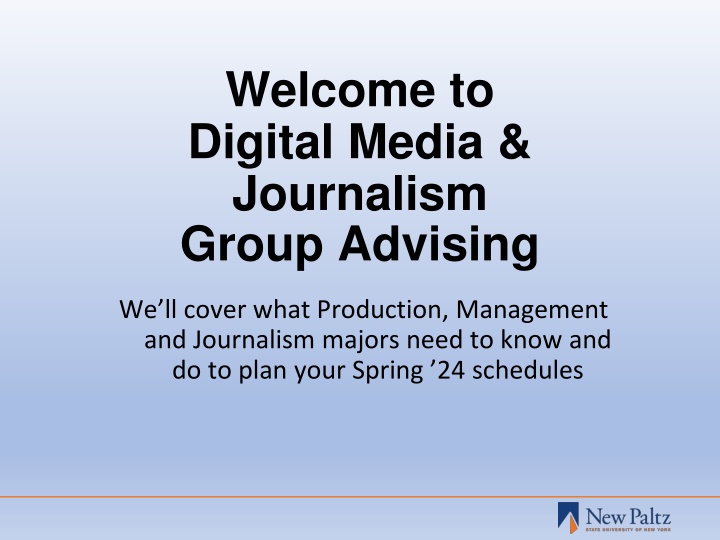 welcome to digital media journalism group advising
