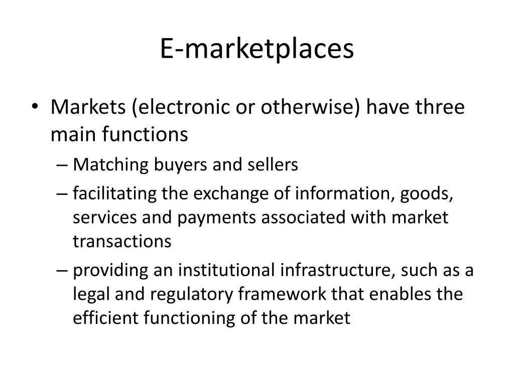 e marketplaces 1