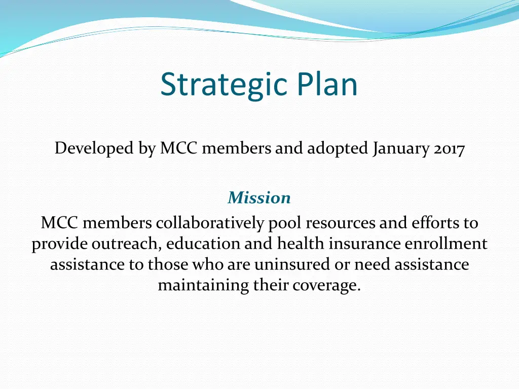 strategic plan