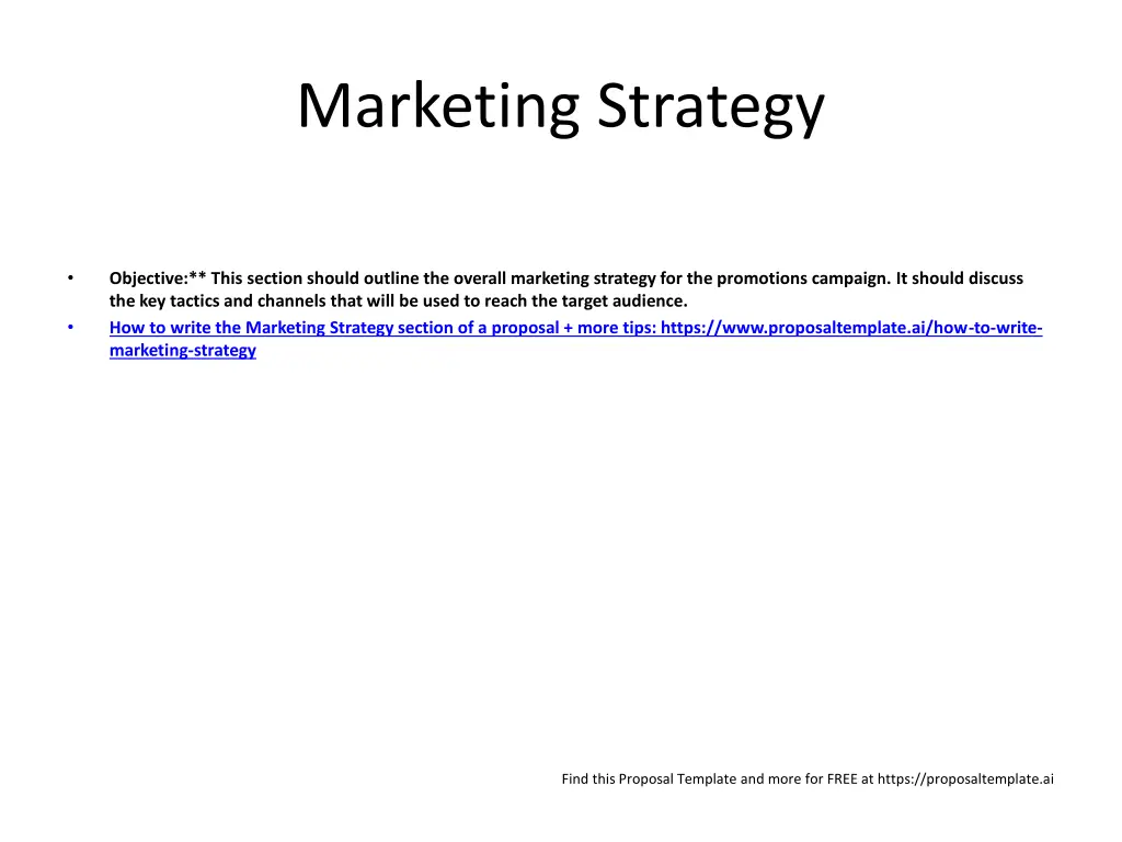 marketing strategy