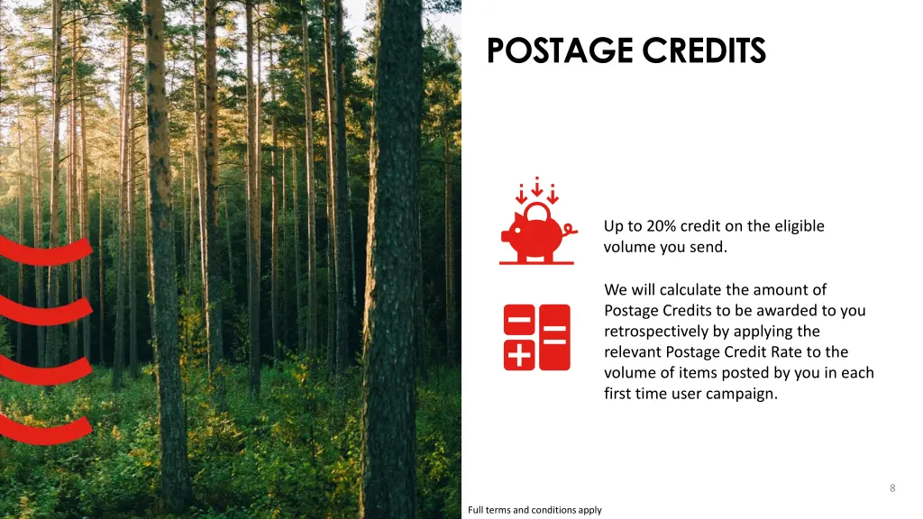 postage credits