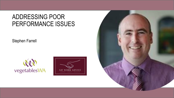 addressing poor performance issues