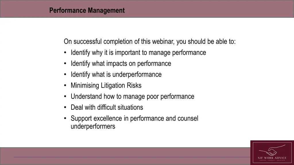 performance management