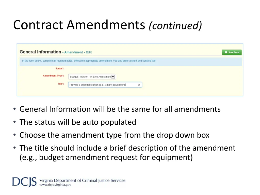 contract amendments continued 1
