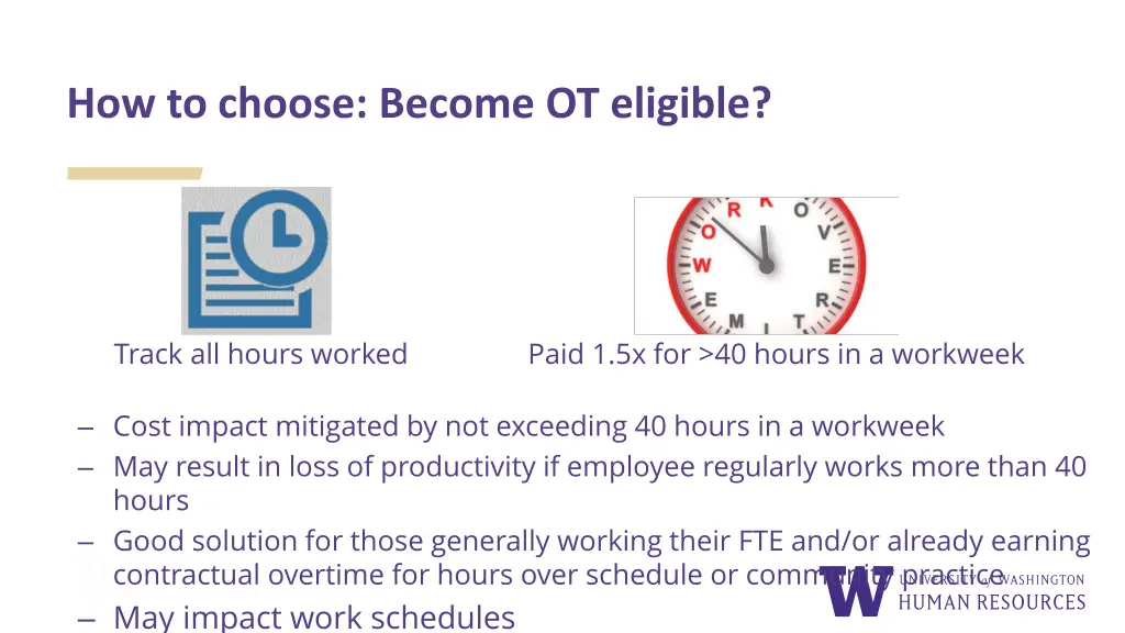 how to choose become ot eligible