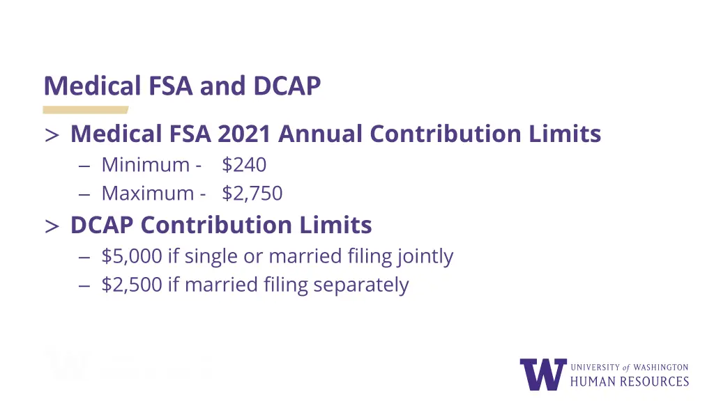 medical fsa and dcap