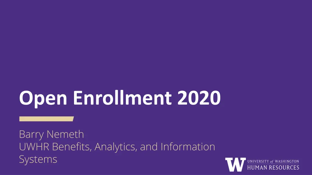 open enrollment 2020