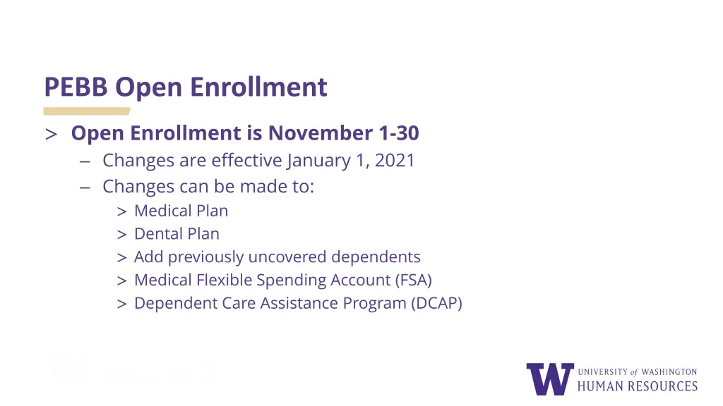 pebb open enrollment
