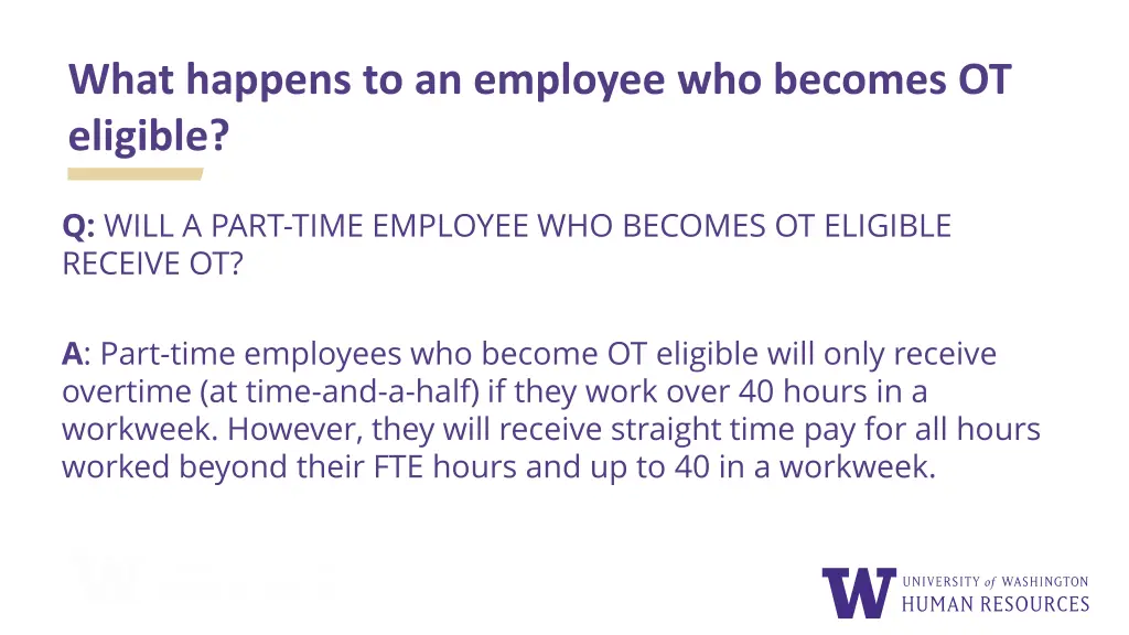 what happens to an employee who becomes 1