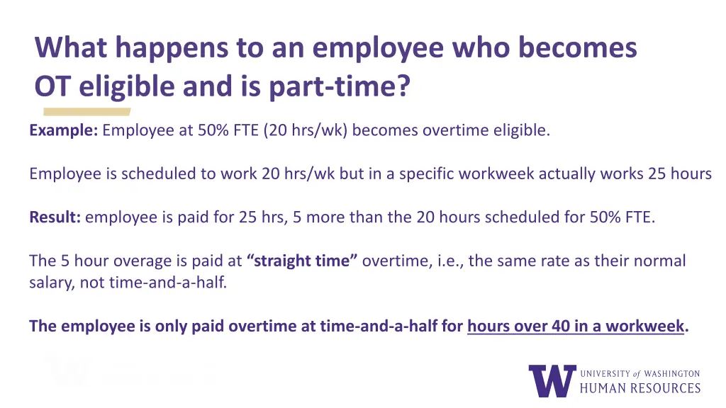 what happens to an employee who becomes 2