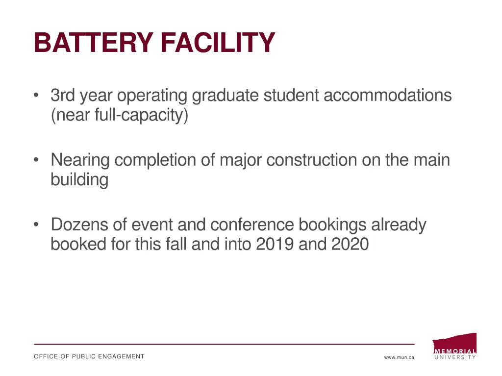 battery facility