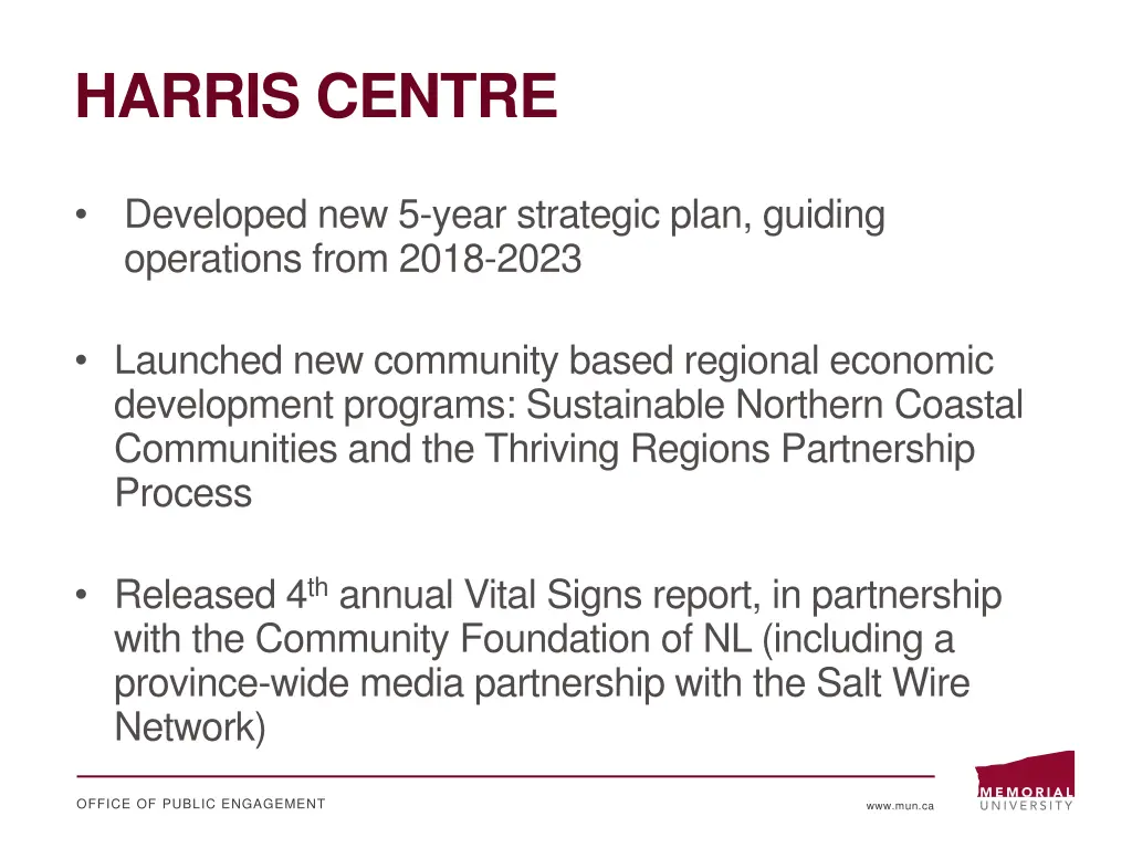 harris centre