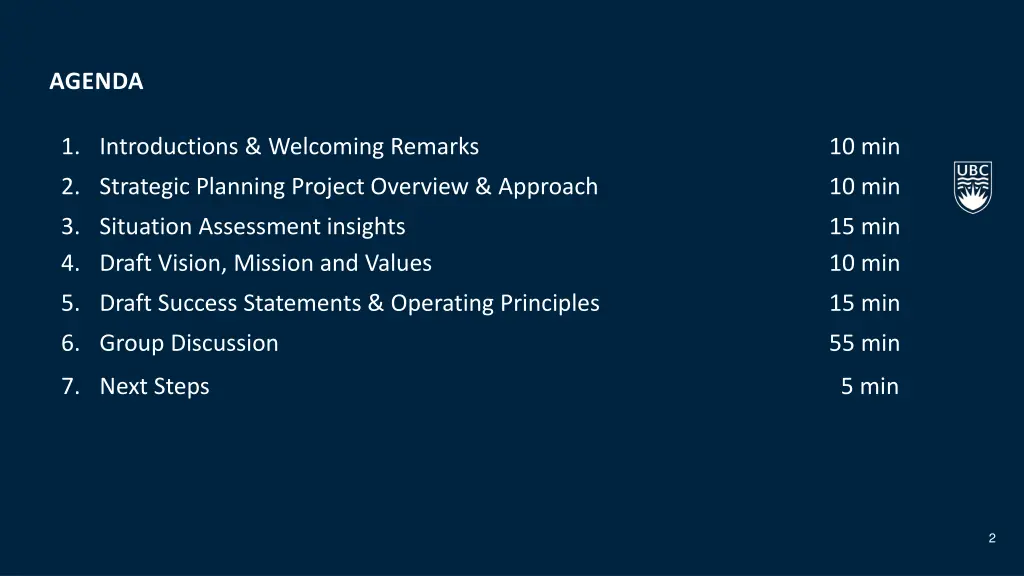 agenda