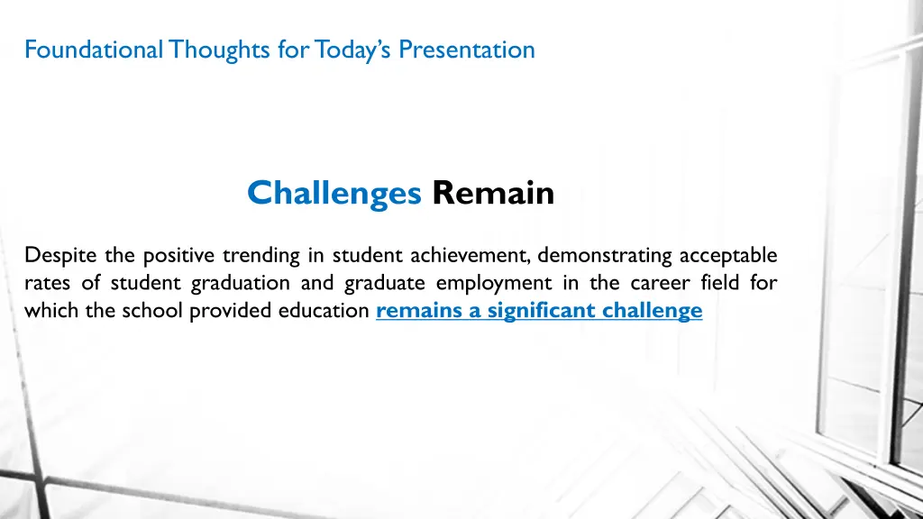 foundational thoughts for today s presentation 2