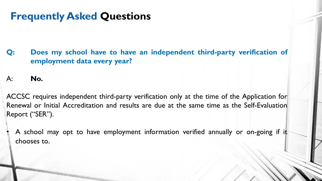 frequently asked questions