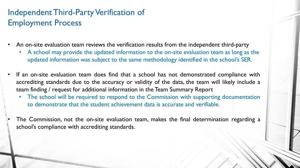 independent third party verification 5