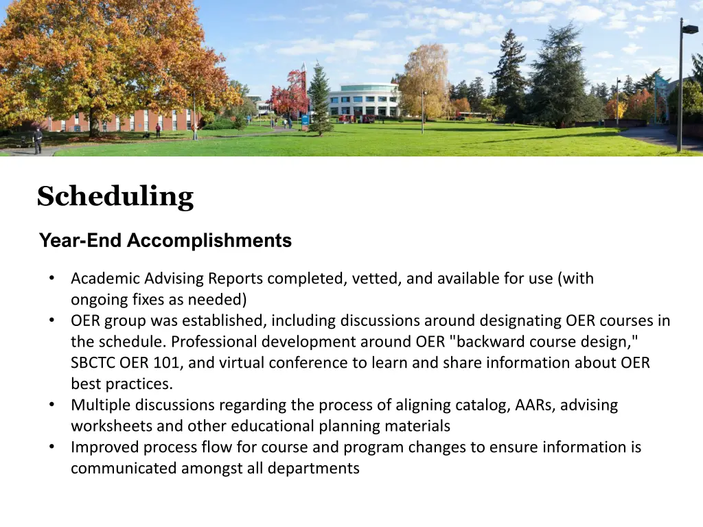 scheduling