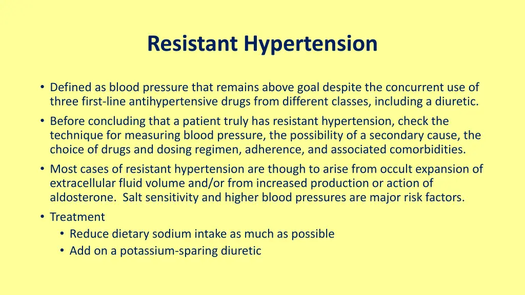 resistant hypertension
