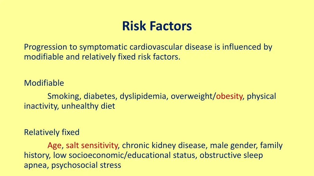 risk factors