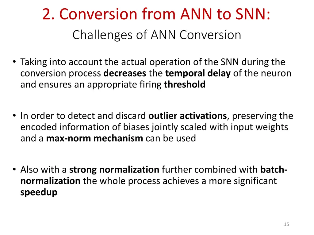 2 conversion from ann to snn 10