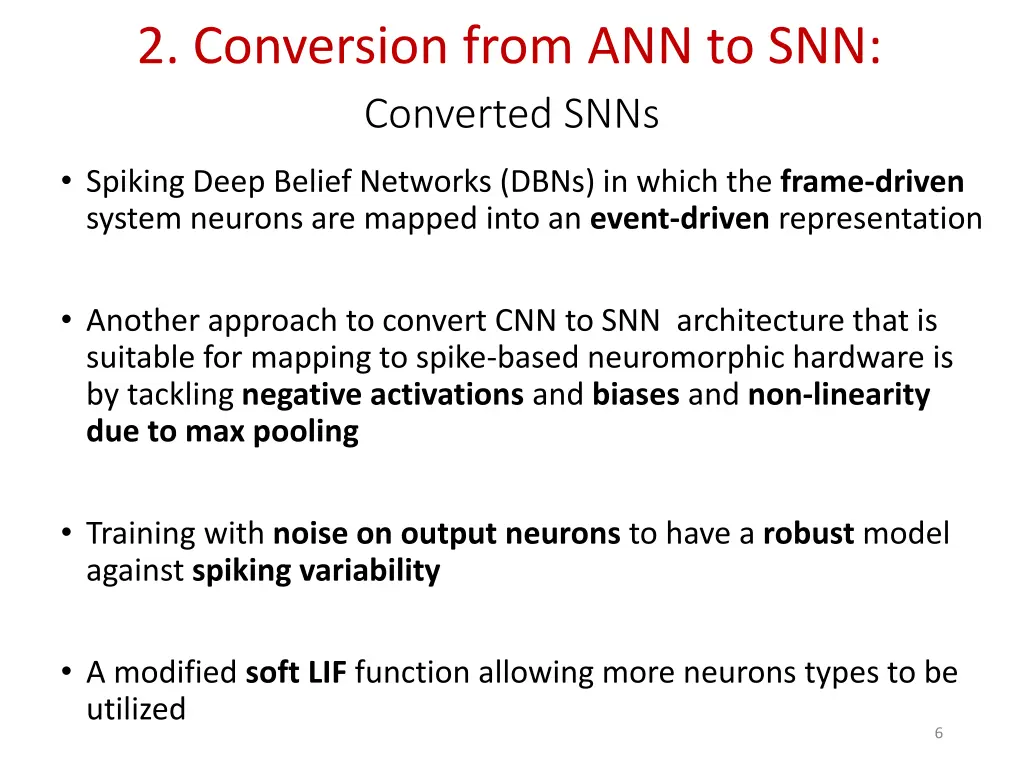 2 conversion from ann to snn 2