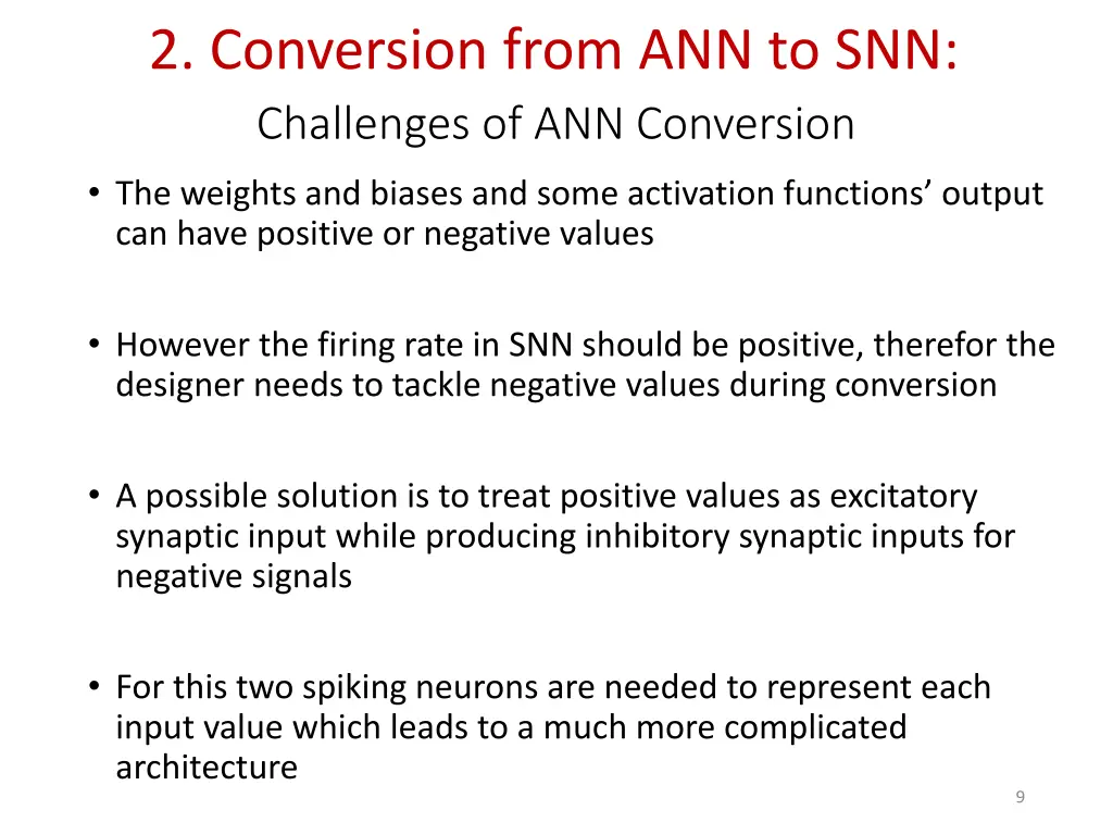 2 conversion from ann to snn 5