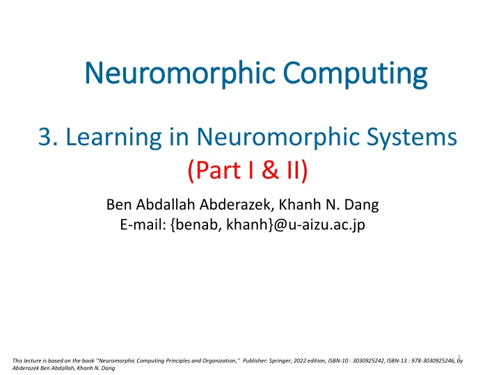 neuromorphic computing neuromorphic computing