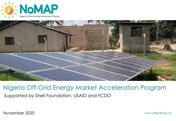 nigeria off grid energy market acceleration