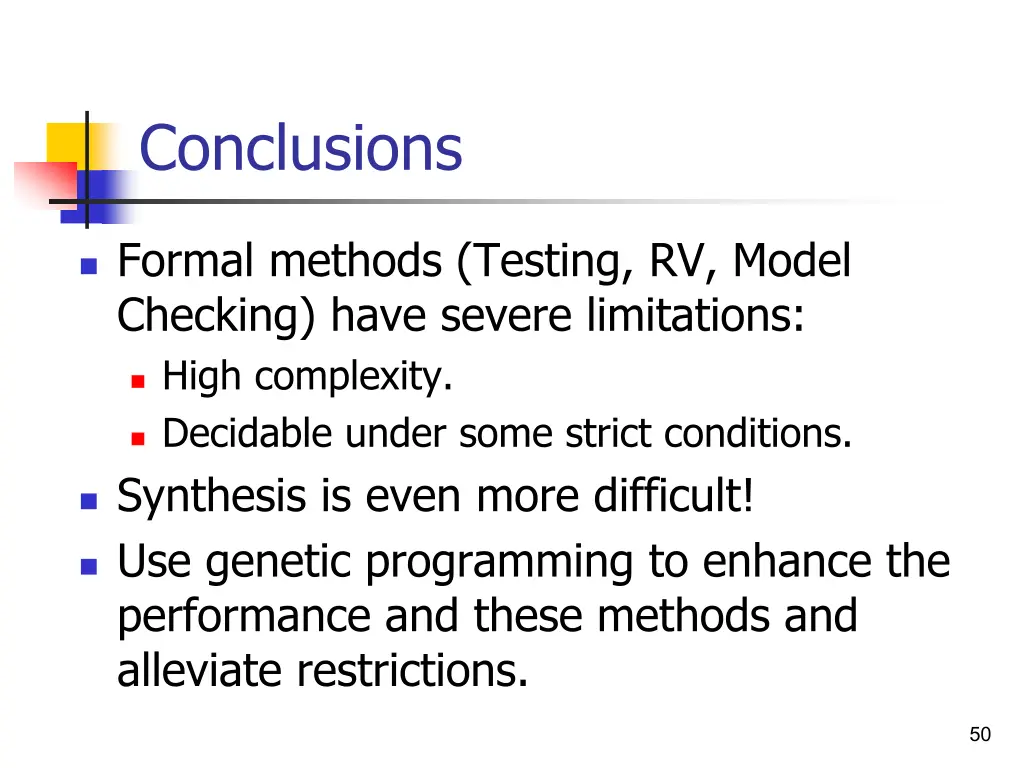 conclusions