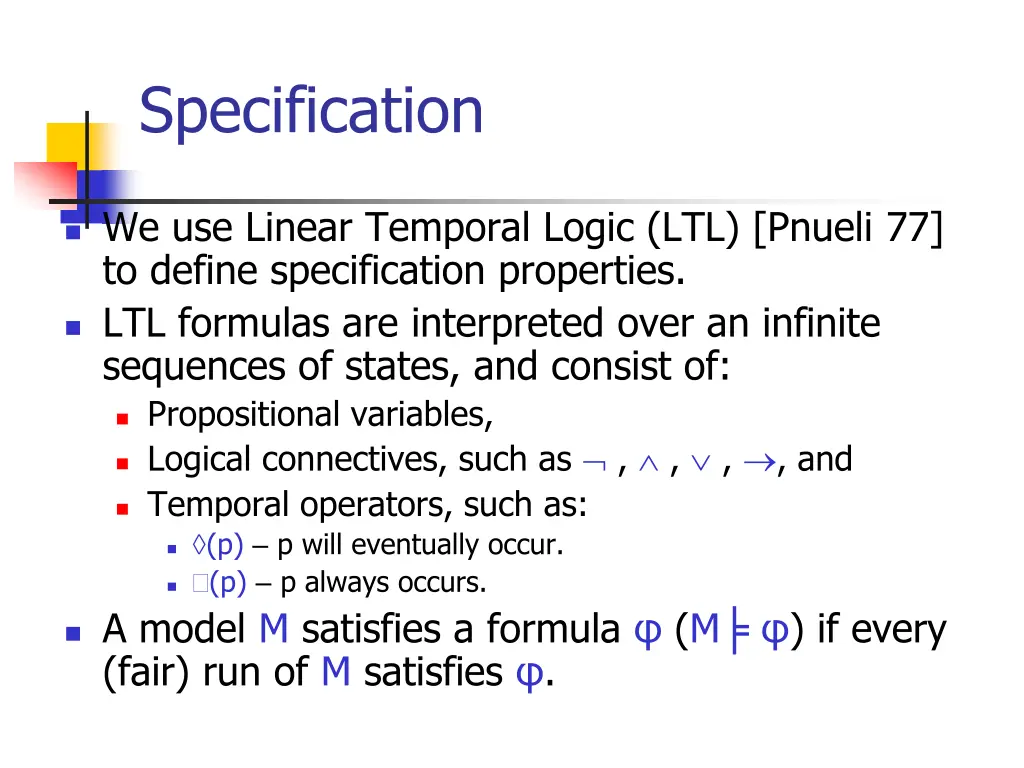specification