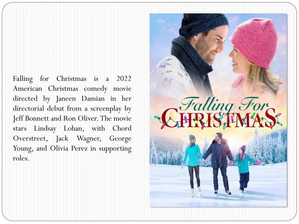 falling for christmas is a 2022 american